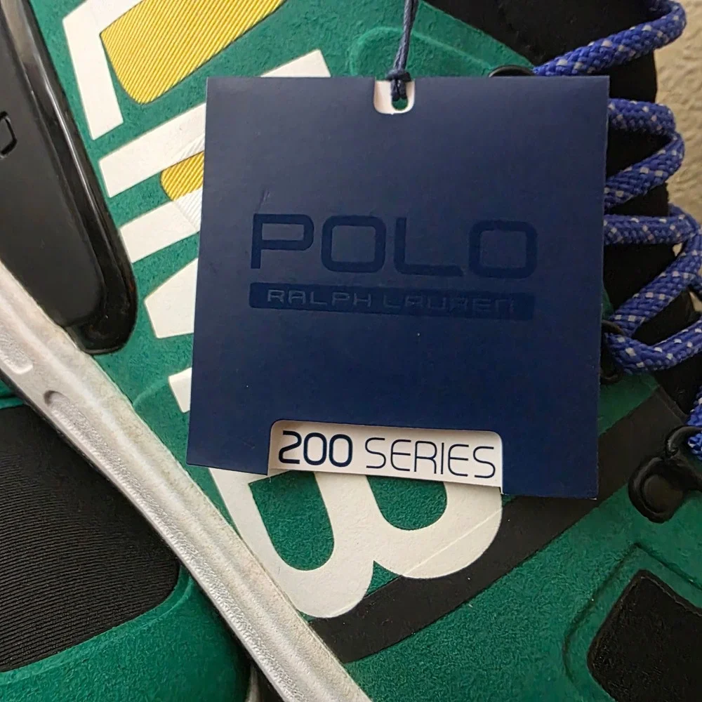 New Polo Ralph Lauren Alpine 200 Series Climb Green Black Sneakers 15